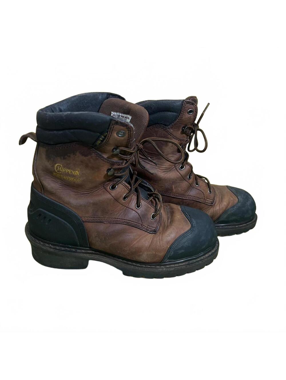 Chippewa IQ Waterproof Insulated Steel Toe Logger Work Boots 55053 Size 8 M